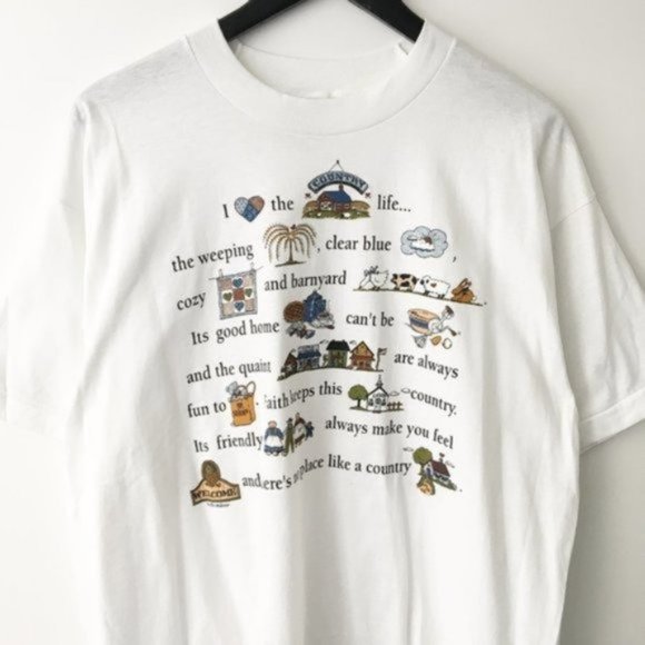 VINTAGE 90s I Love The Country Life Graphic Shirt - Picture 2 of 9